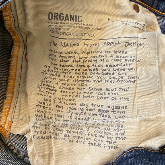 Nudie Grim Tim Slim Fit Jeans -32x32 - Picture 9 of 12